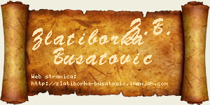 Zlatiborka Bušatović vizit kartica